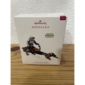 Hallmark 2019 Star Wars A Wild Ride on Endor Magic Ornament W/ Box Damage